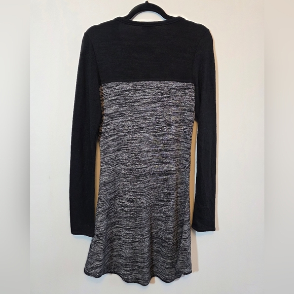 Wilfred Free - Black and Gray Long Sleeve Dress - Size Medium - Picture 2 of 3